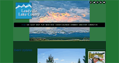 Desktop Screenshot of leadvilleusachamber.com